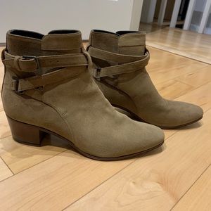 Saint Laurent Jodhpur Boot in tan suede, size 37.5